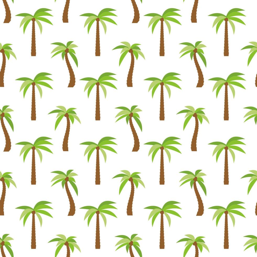 naadloos patroon met palm bomen. kleurrijk zomer achtergrond. vector illustratie