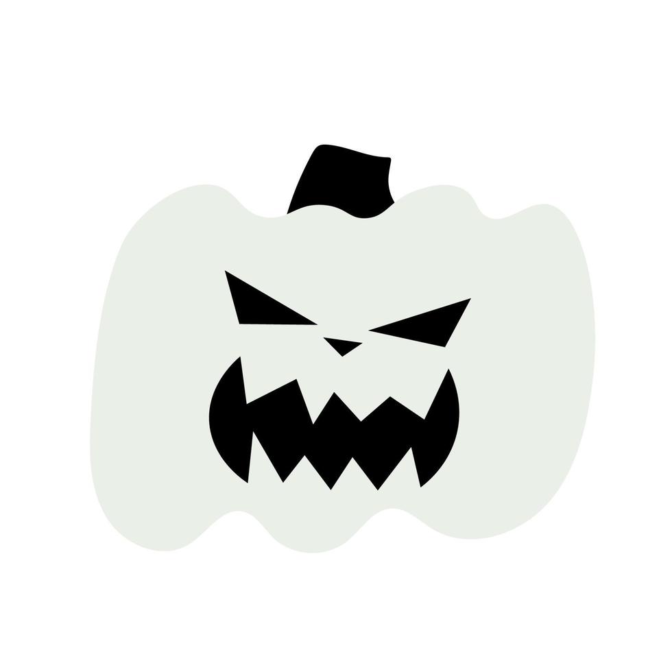 herfst halloween eng pompoen. oogst seizoen. vector