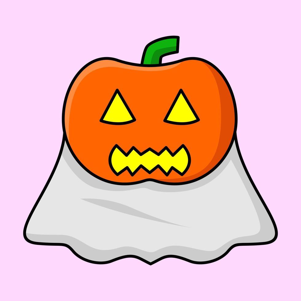 vector illustratie van halloween karakters, evenementen en attributen