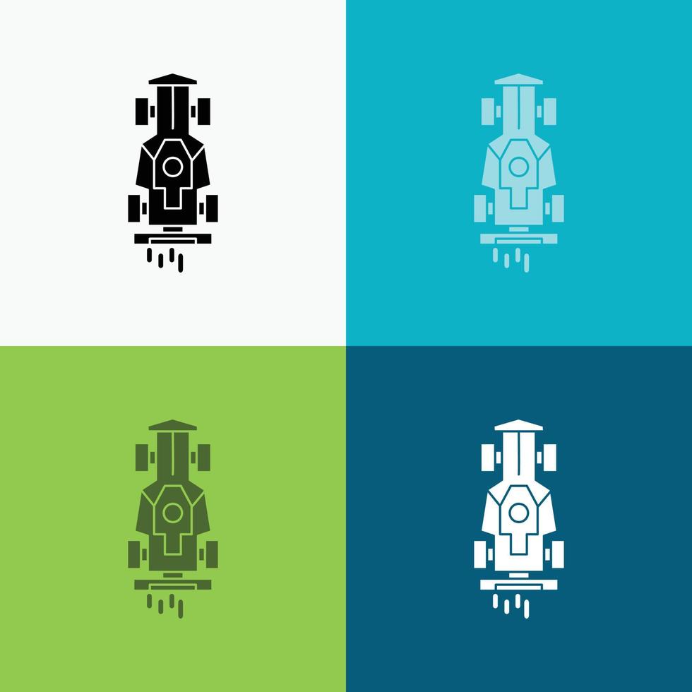 auto. formule. spel. racen. snelheid icoon over- divers achtergrond. glyph stijl ontwerp. ontworpen voor web en app. eps 10 vector illustratie