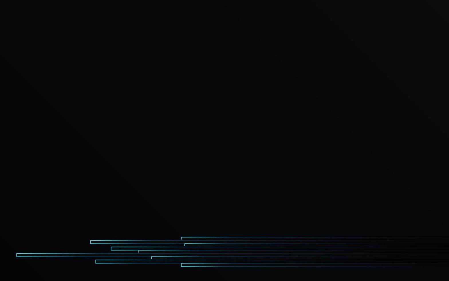 abstract blauw licht pijp snelheid zoom Aan zwart achtergrond technologie vector