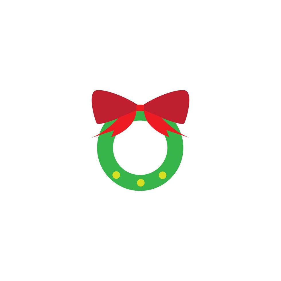 Kerstmis ornamenten icoon logo, vector ontwerp