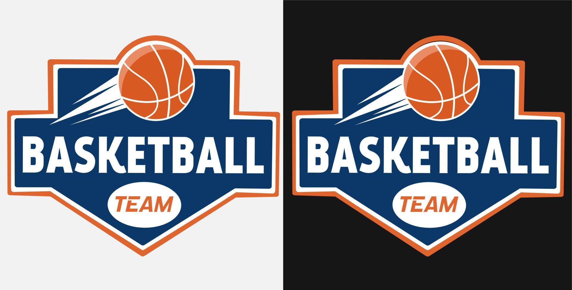 illustratie vector basketbal team perfect voor team embleem, druk, enz