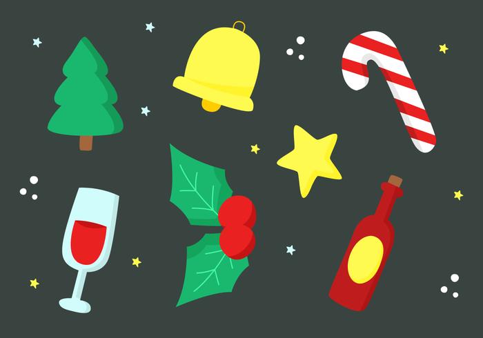 Gratis Vector Christmas Elements