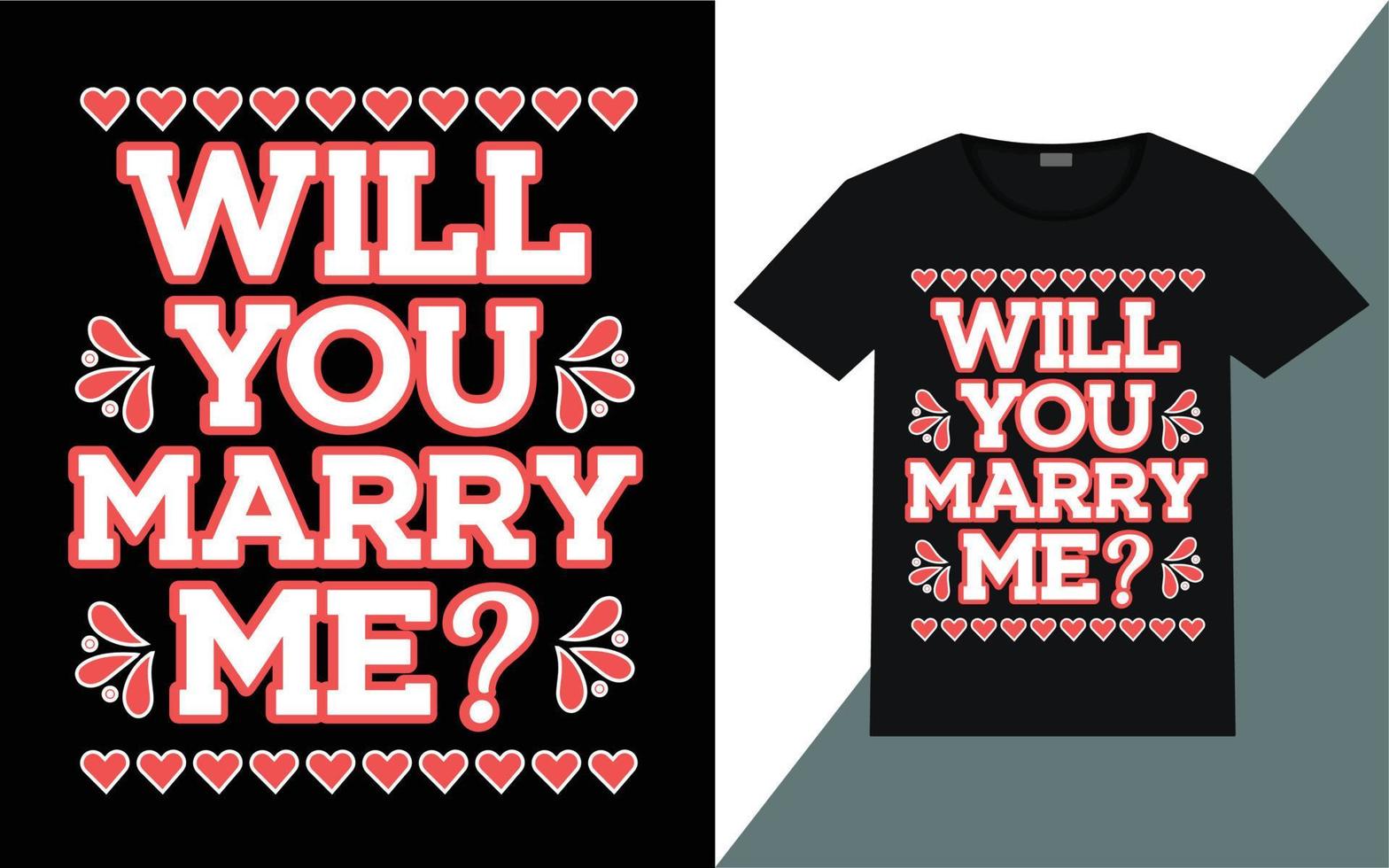 Valentijn dag t-shirt ontwerp vector