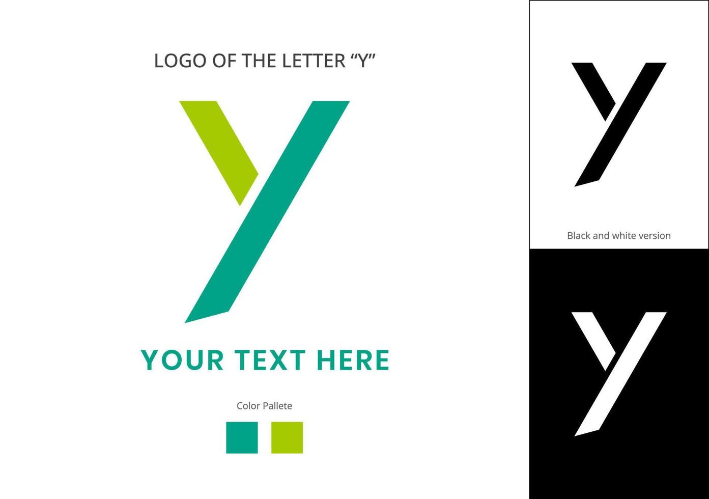 gemakkelijk logo van de brief y vector