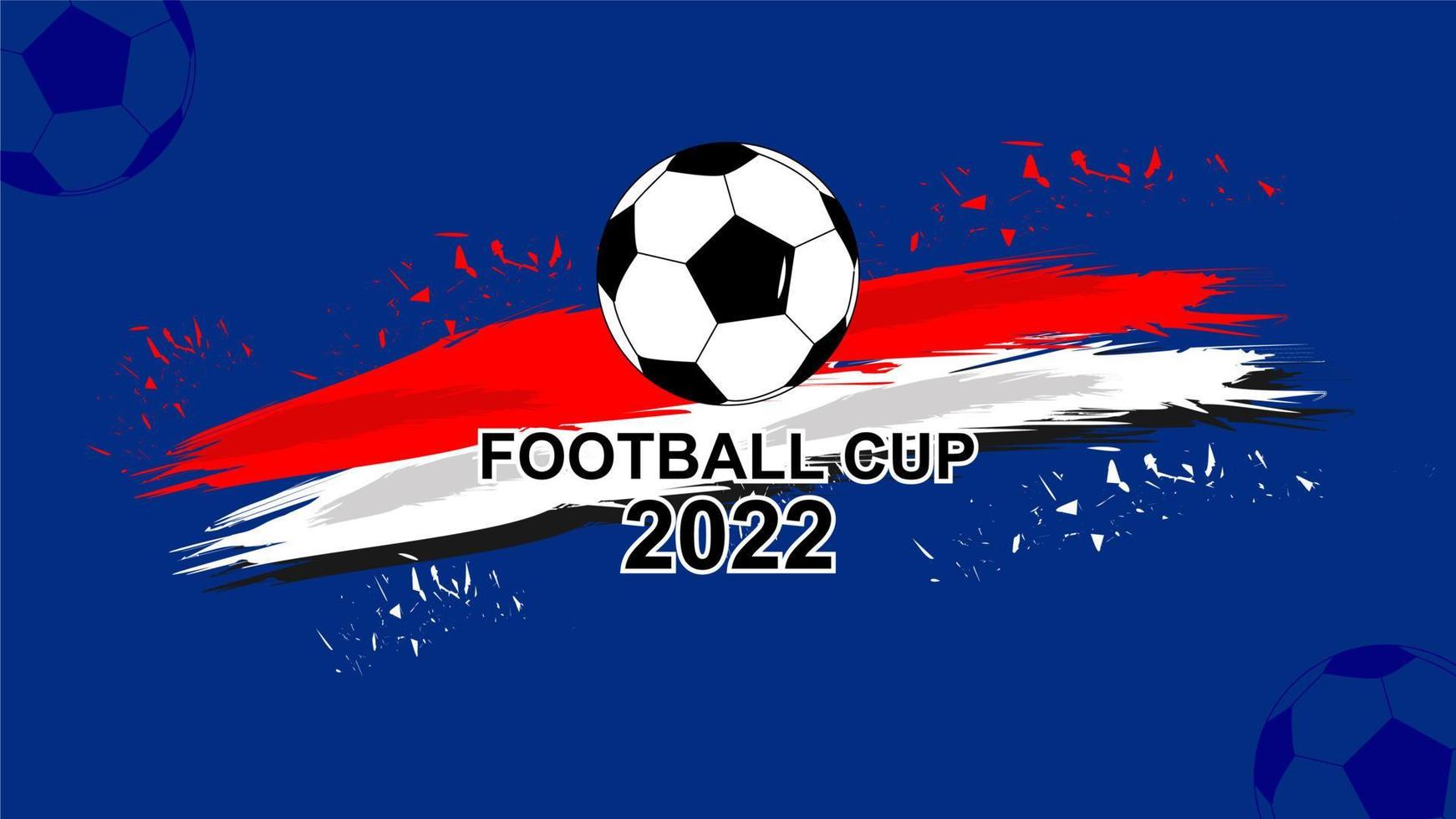 Amerikaans voetbal sjabloon achtergrond blauw met rood en wit vector