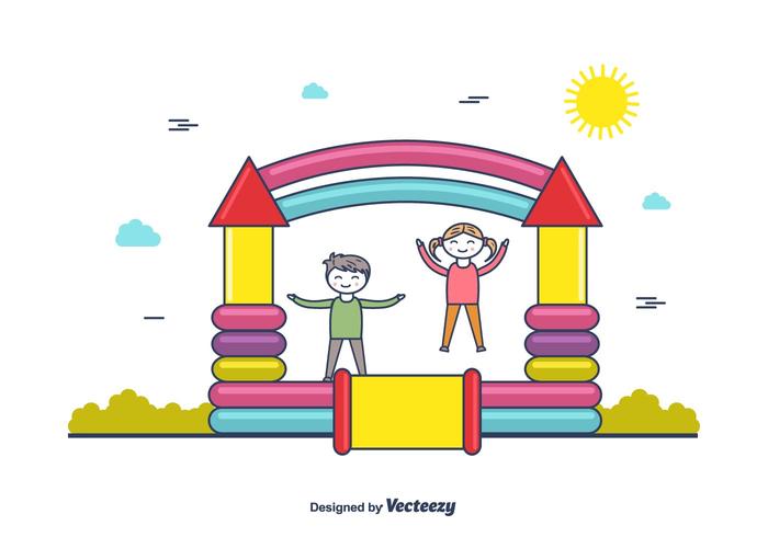 Bounce house vector