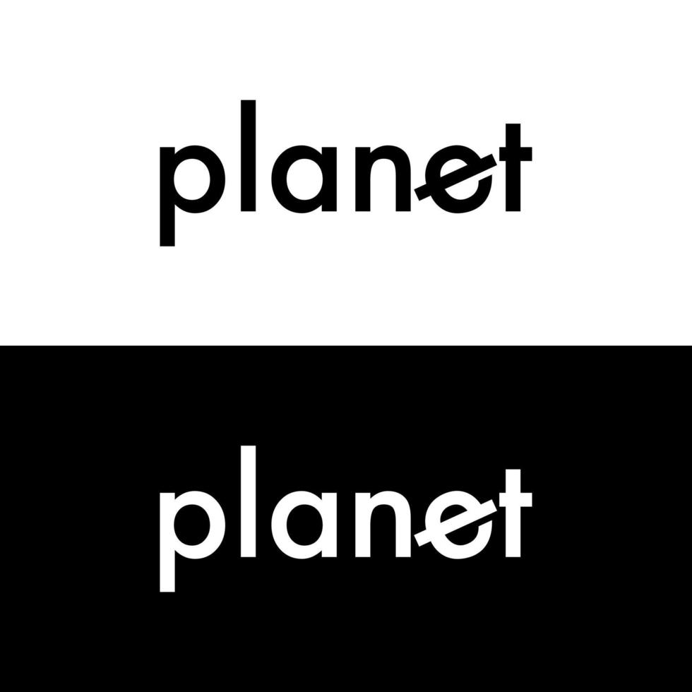 planeet abstract vector ontwerp sjabloon