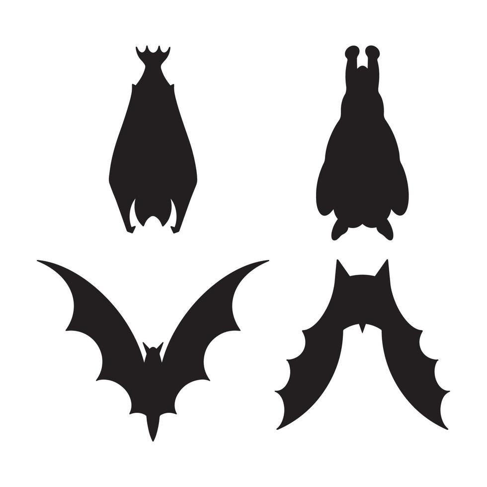 vector illustrator van vleermuizen verzameling