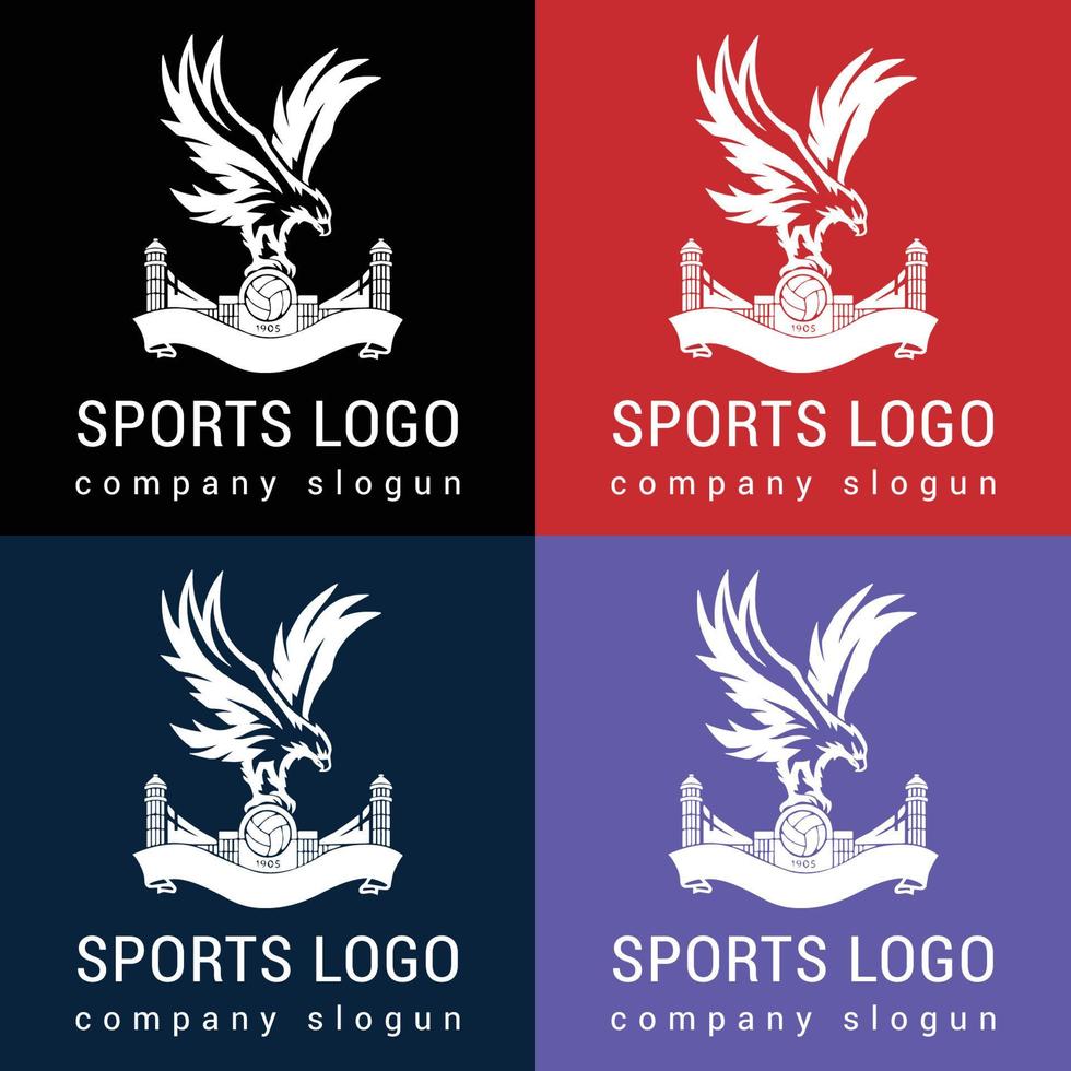 professioneel logo voor uw sport- team, toernooi, liga en evenement. vector