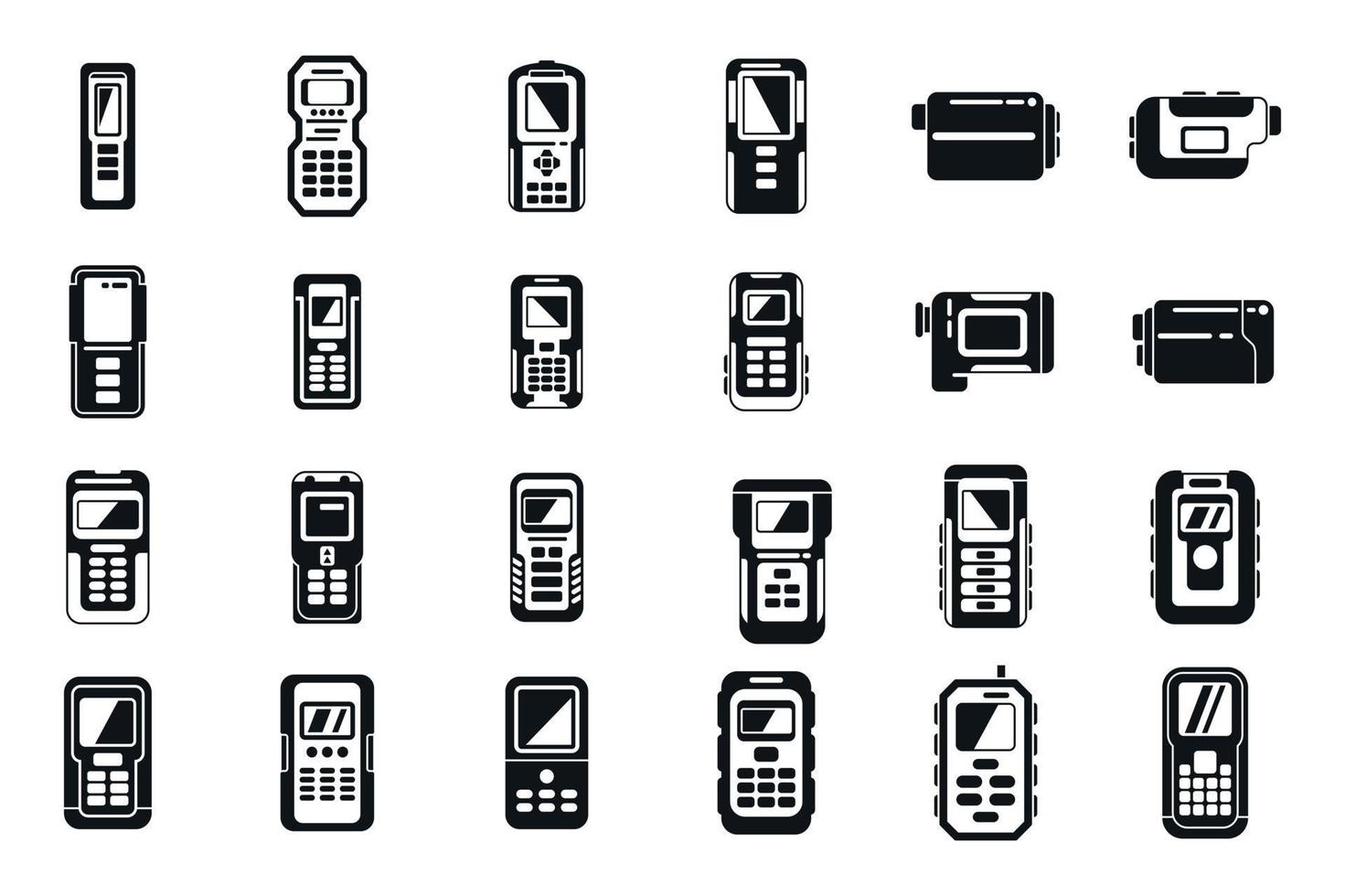 laser meter pictogrammen reeks gemakkelijk vector. niveau afstand vector