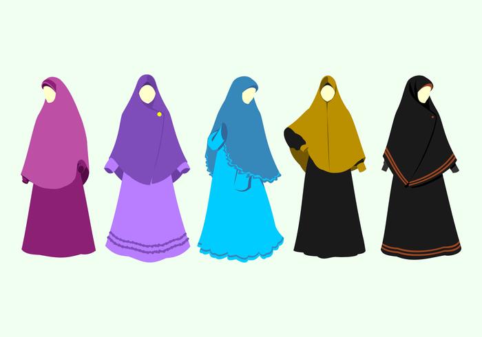 Abaya Gratis Vector