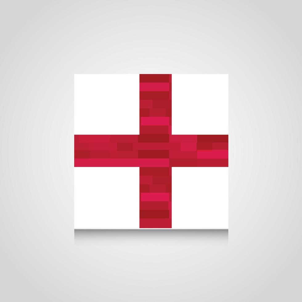 Engeland Verenigde koninkrijk abstract vlag achtergrond vector