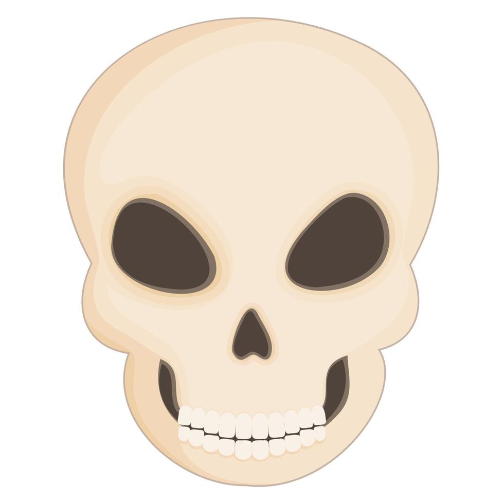 Muertos schedel kleur vector