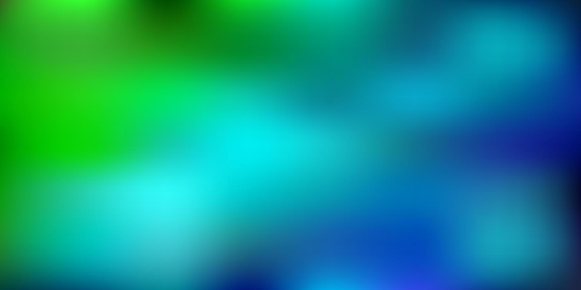 lichtblauwe, groene vector abstracte achtergrond wazig.
