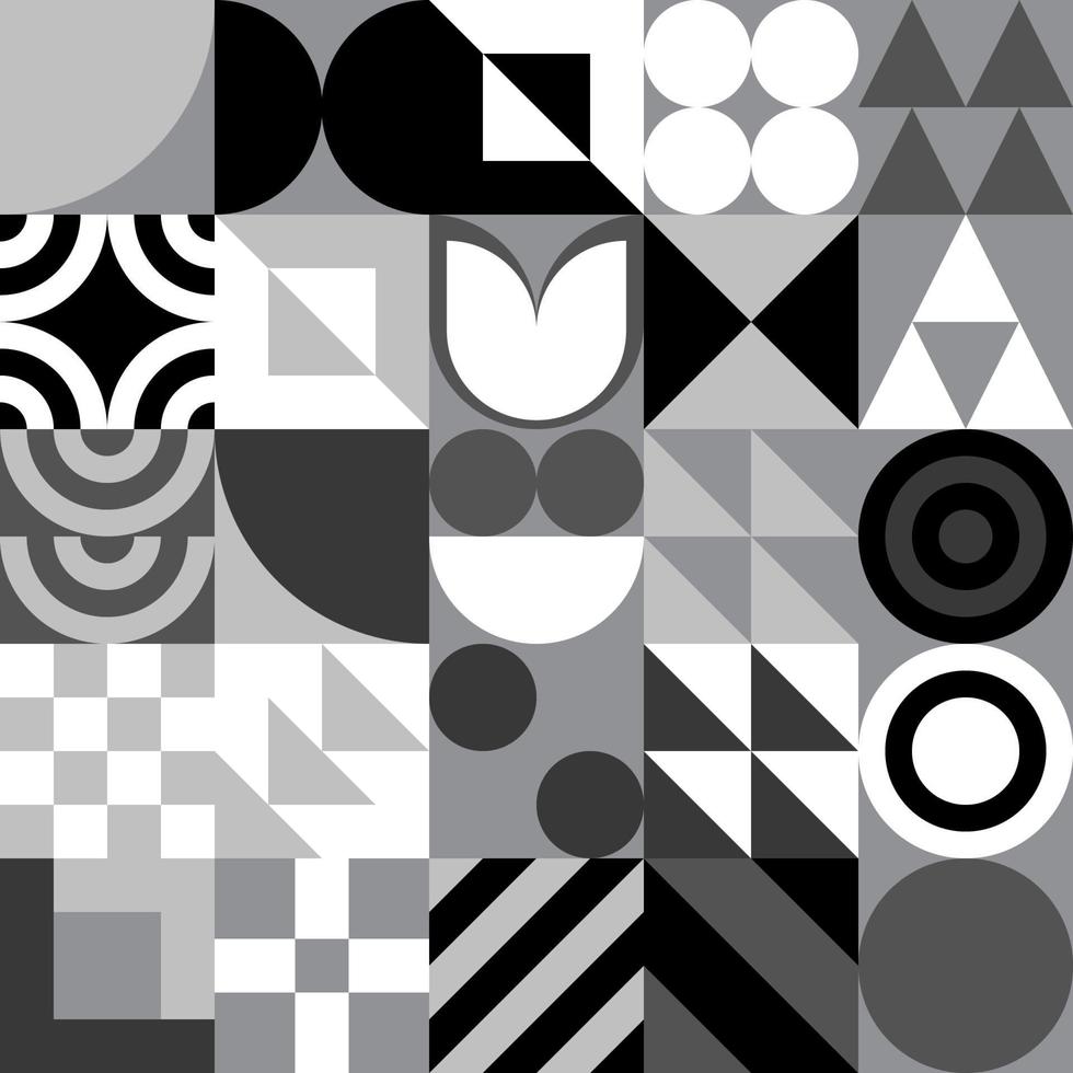 naadloos bauhaus abstract vector achtergrond.