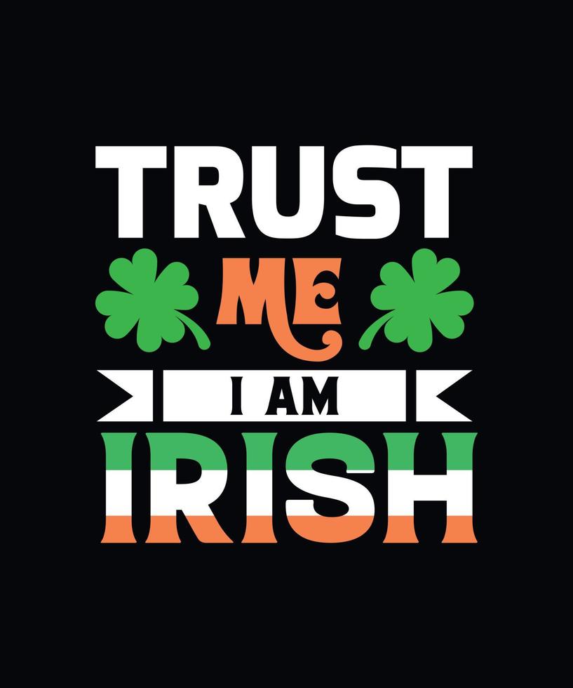 vertrouwen me ik ben Iers vector