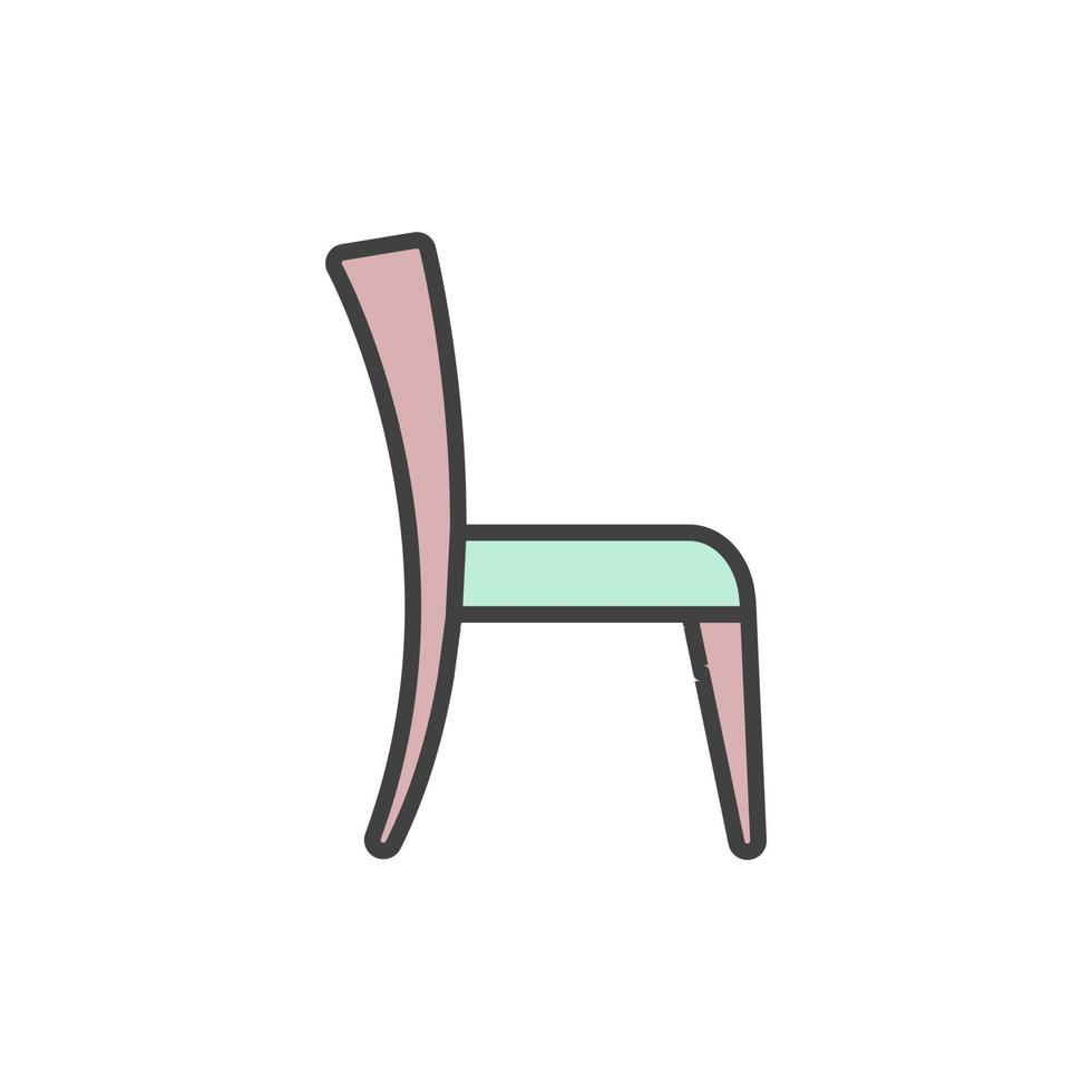 stoel icoon vector illustratie