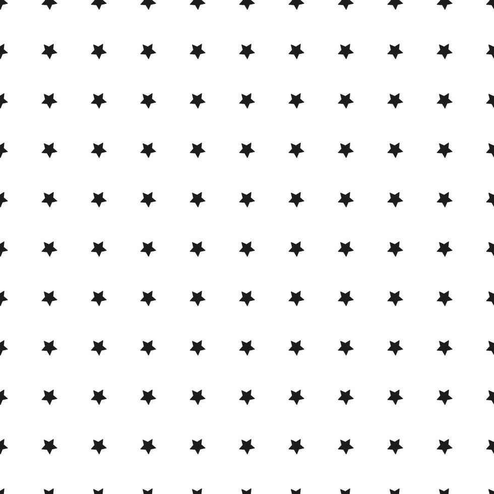 schattig vector patroon met zwart sterren voor kinderen kleding stof, affiches, spandoeken. naadloos achtergrond