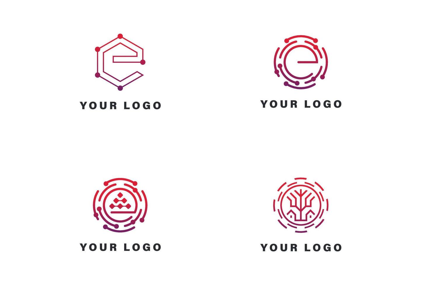 crypto munt logo ontwerpsjabloon vector