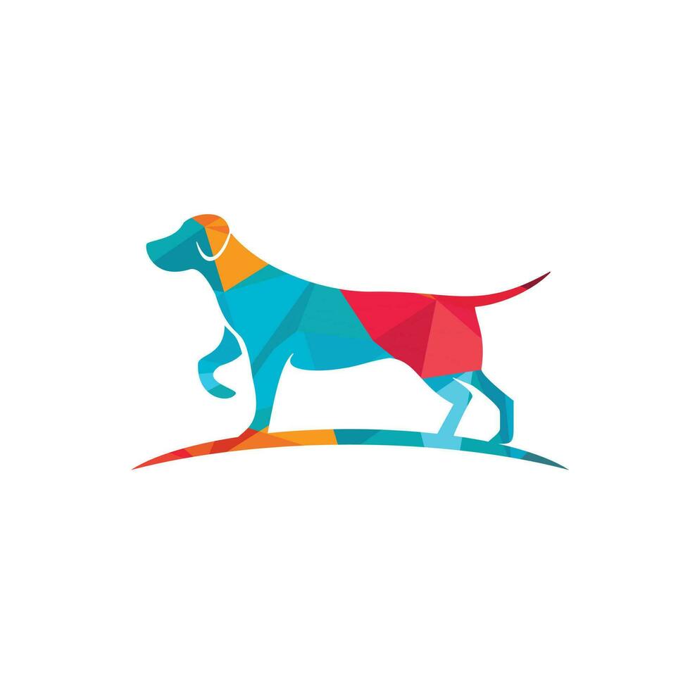 hond icoon logo ontwerp vector illustratie. veterinair vector logo ontwerp sjabloon.