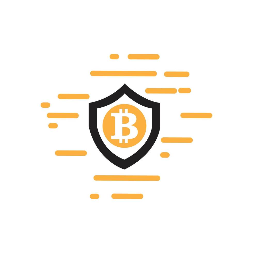 bitcoin icoon vector illustratie ontwerp