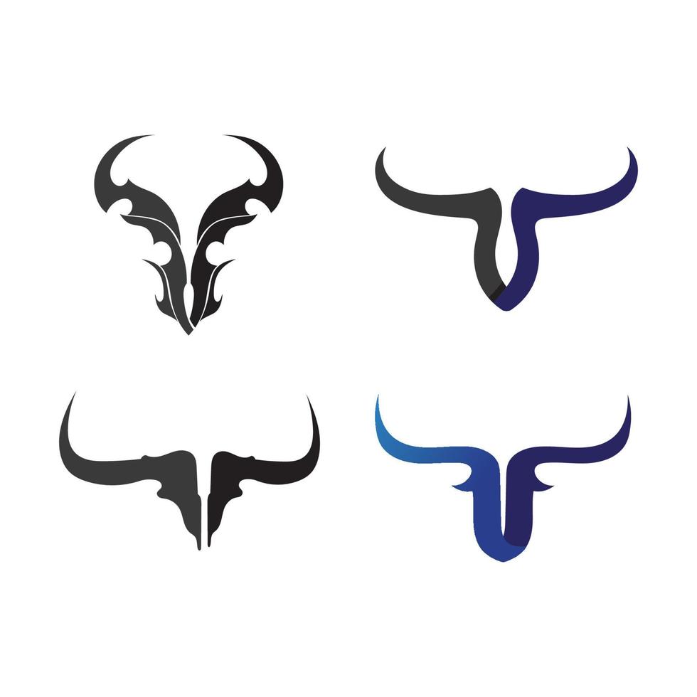 stier logo en symbolen vector sjabloon pictogrammen app