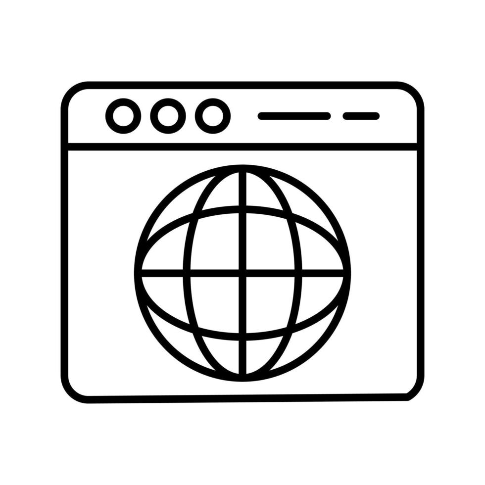 wereldwijd vectorpictogram vector