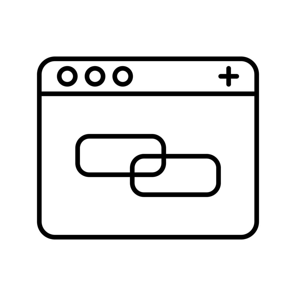 link vector pictogram