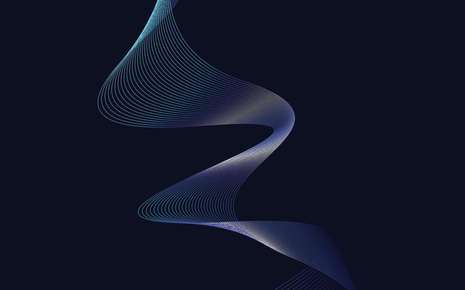 elegant blauw helling golvend lijnen abstract achtergrond ontwerp vector