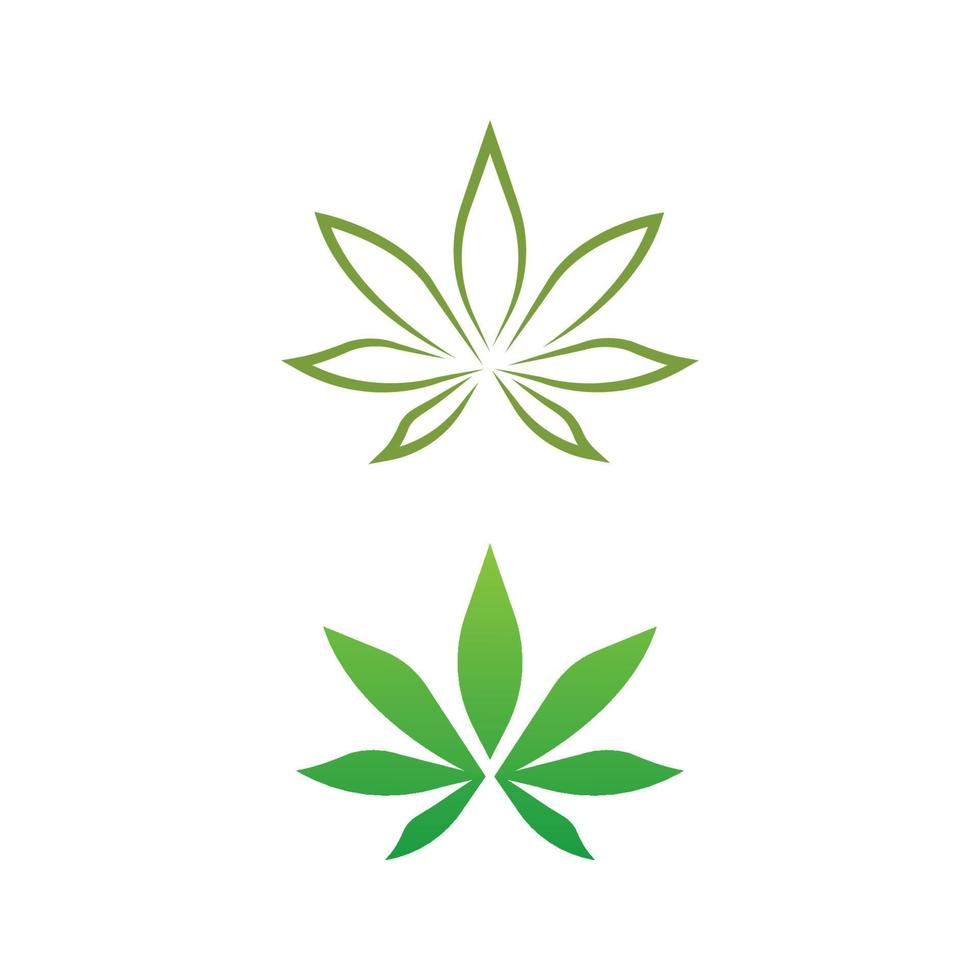 canabis marihuana teken symbool illustratie vector