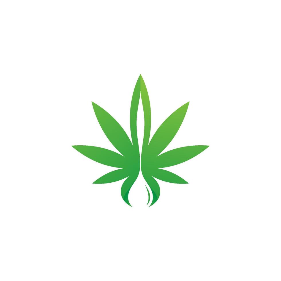 canabis marihuana teken symbool illustratie vector