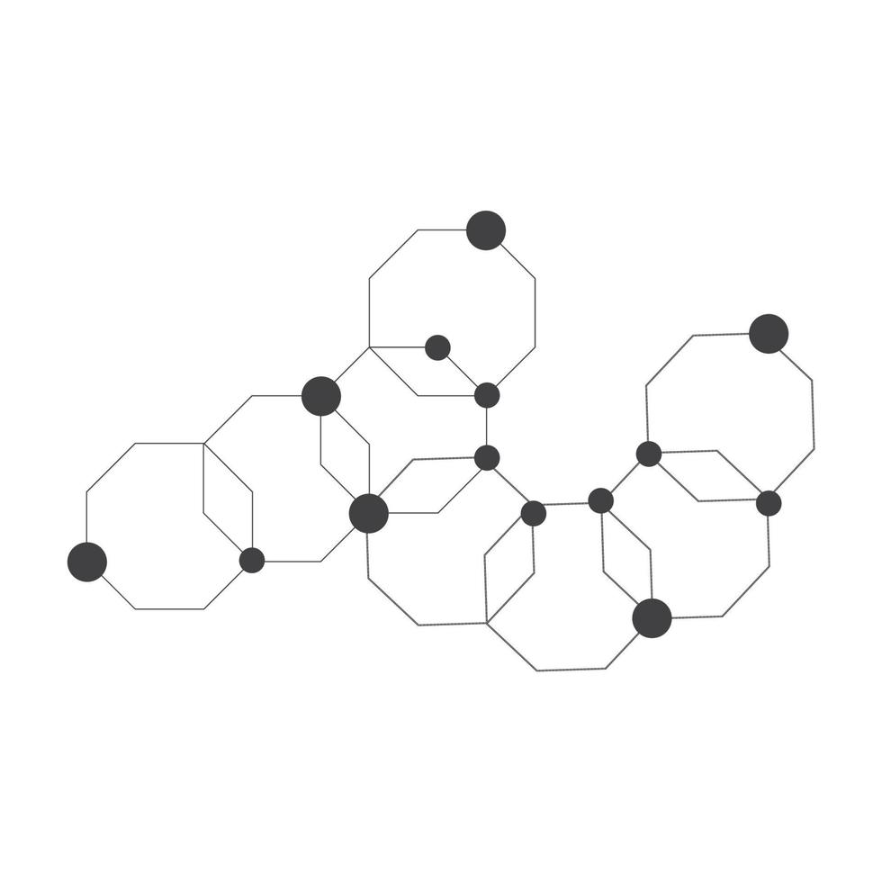 veelhoekige abstrak achtergrond vector