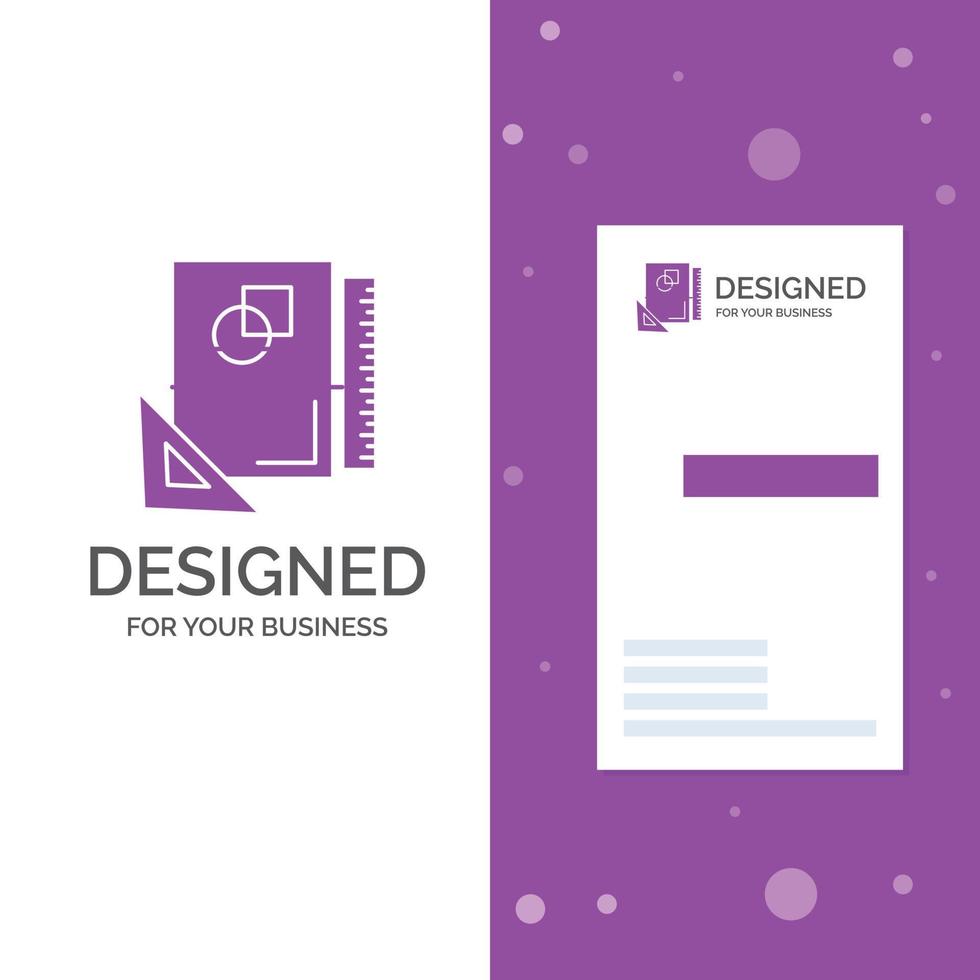 bedrijf logo voor ontwerp. indeling. bladzijde. schetsen. schetsen. verticaal Purper bedrijf .bezoeken kaart sjabloon. creatief achtergrond vector illustratie