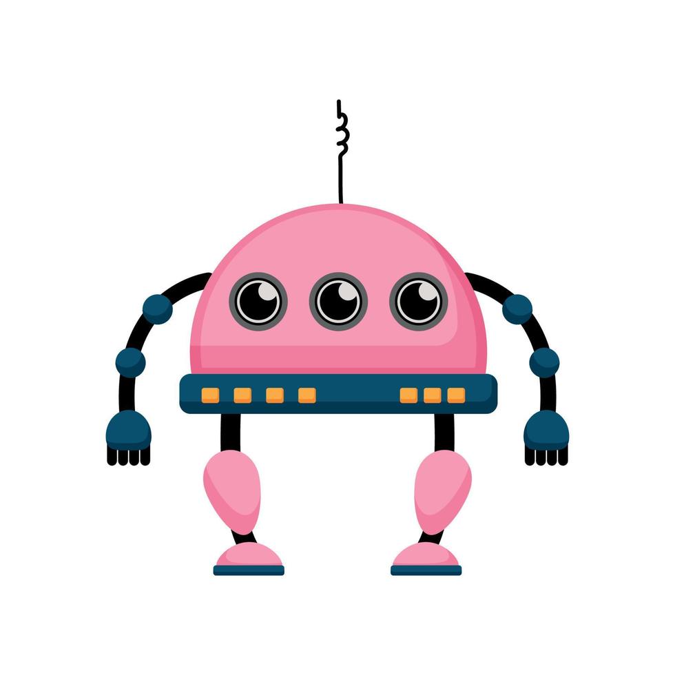 vector illustrator van fantastisch robot