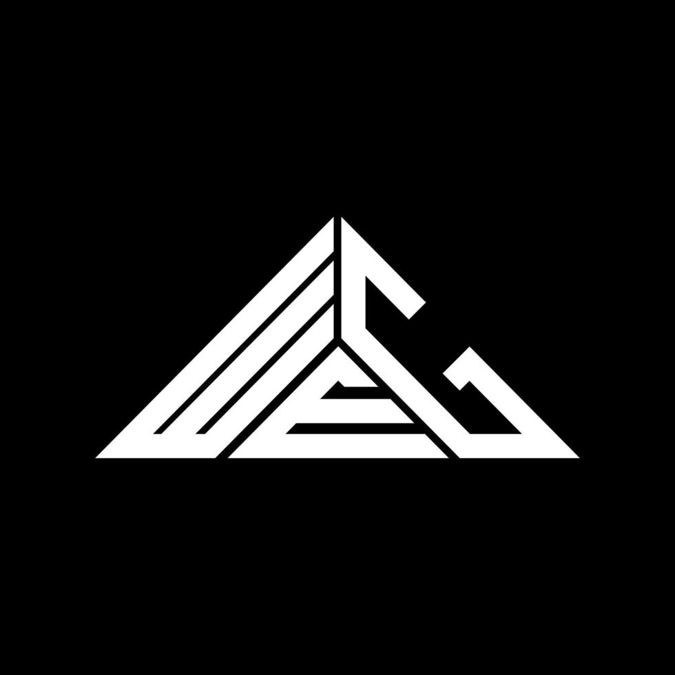 weg brief logo creatief ontwerp met vector grafisch, weg gemakkelijk en modern logo in driehoek vorm geven aan.