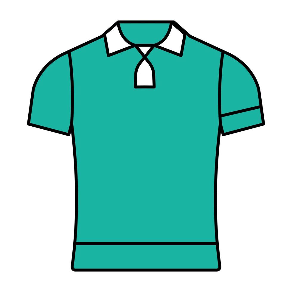 een icoon ontwerp van overhemd vector