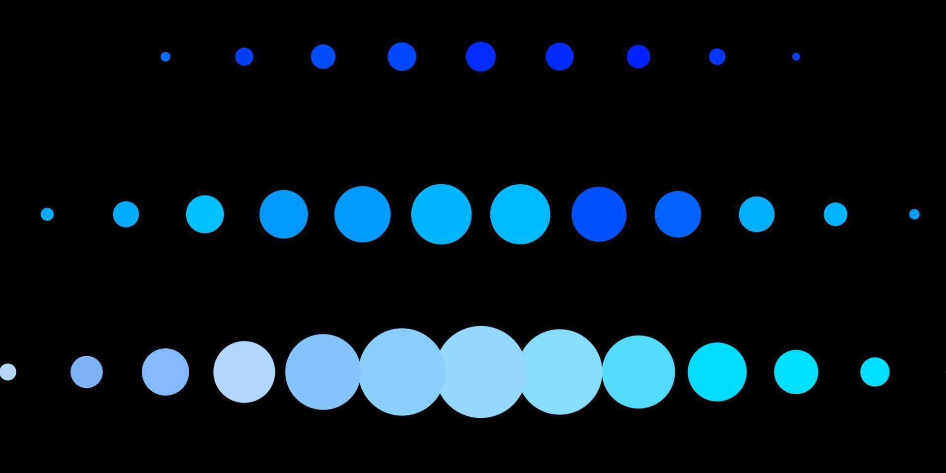 donkerblauw, rood vectorpatroon met bollen. vector