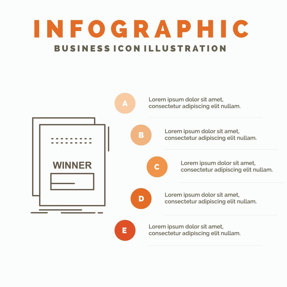 fraude. koppeling. malafide. kwaadwillend. script infographics sjabloon voor website en presentatie. lijn grijs icoon met oranje infographic stijl vector illustratie