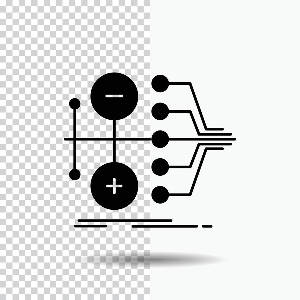 inkomsten genereren. financiën. geld. overdracht. waarde glyph icoon Aan transparant achtergrond. zwart icoon vector