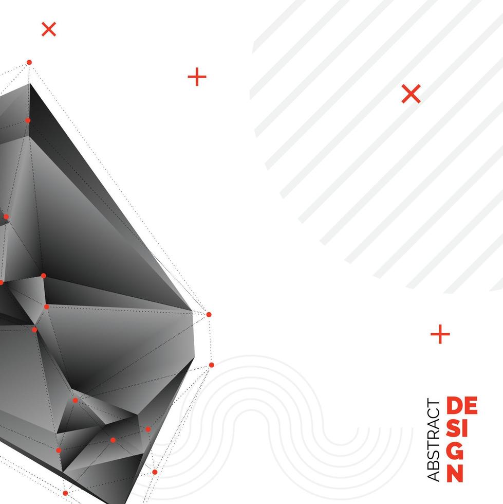 zwart vector wazig driehoek achtergrond ontwerp. meetkundig achtergrond in origami stijl met helling