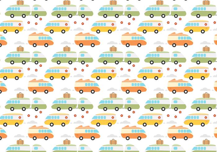 Gratis Hippie Bus Vector