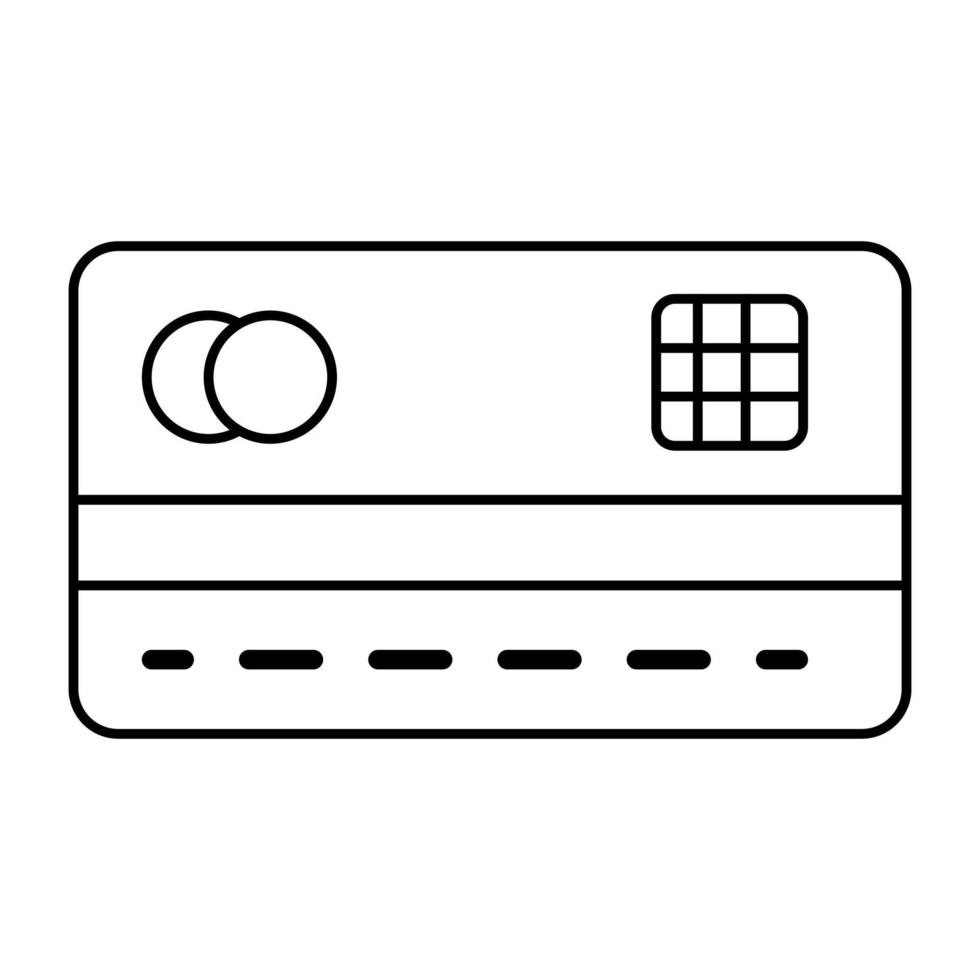 premium downloadpictogram van ATM-kaart vector