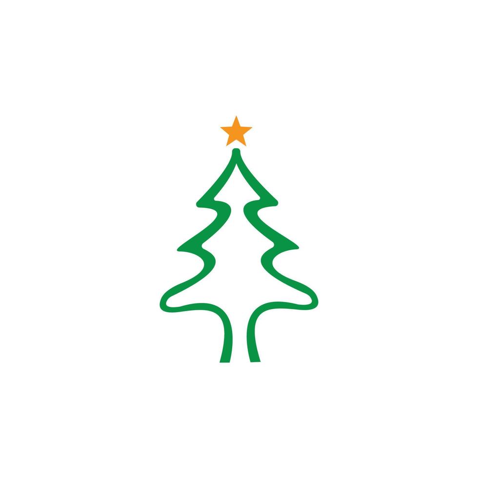 kerstboom icoon vector