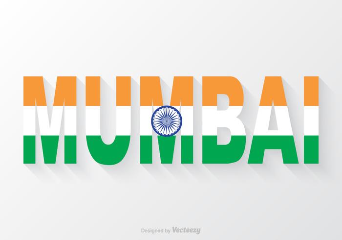 Gratis Vector Mumbai Word Tekst