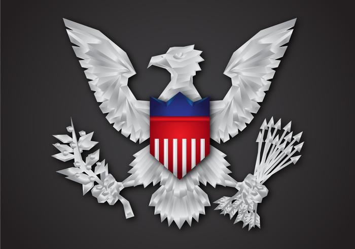 Gratis Flat Presidential Seal Vector Design