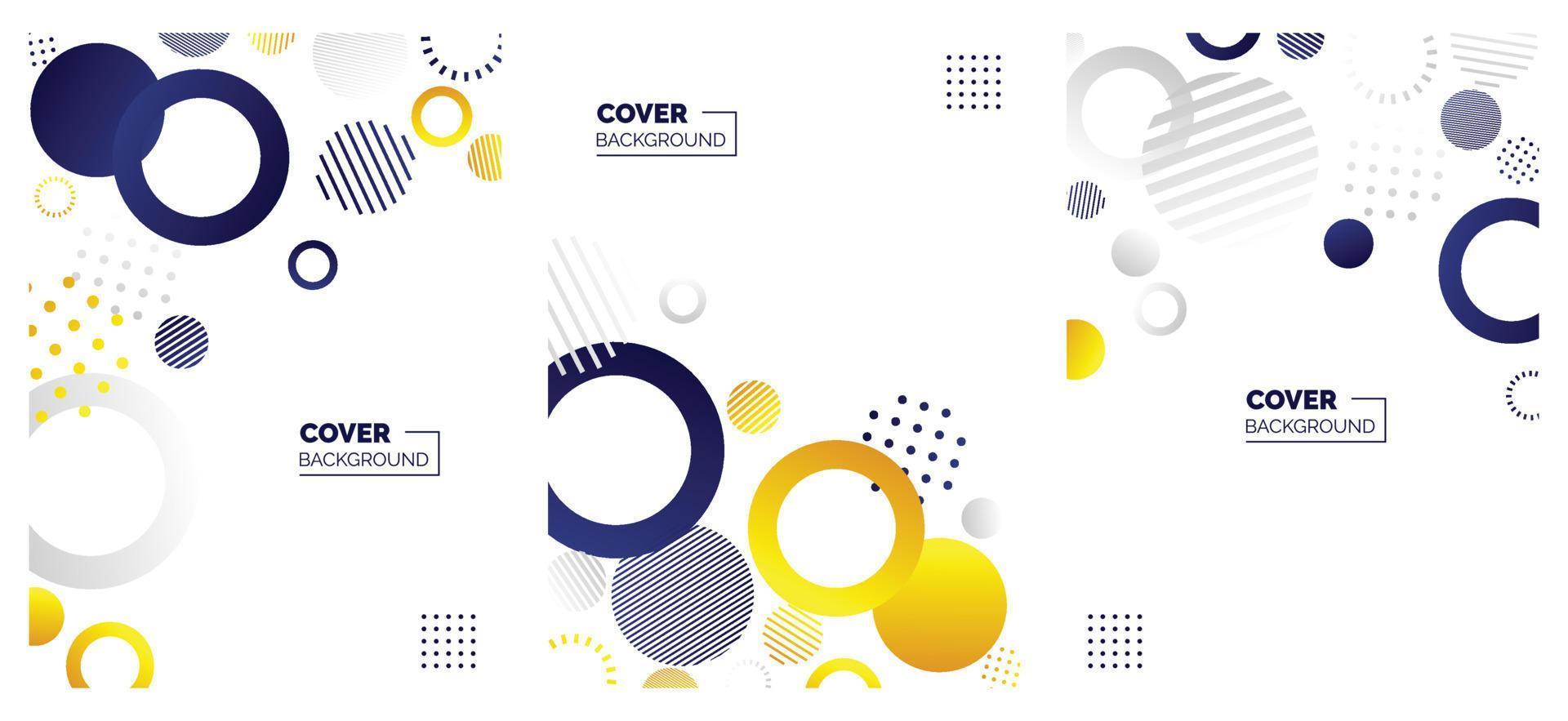 modern abstract covers set. minimaal covers ontwerp. kleurrijk meetkundig achtergrond. vector illustratie.