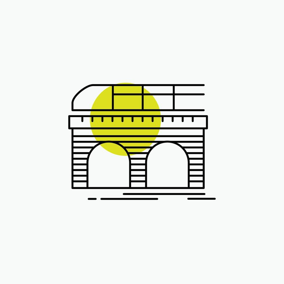 metro. spoorweg. spoorweg. trein. vervoer lijn icoon vector