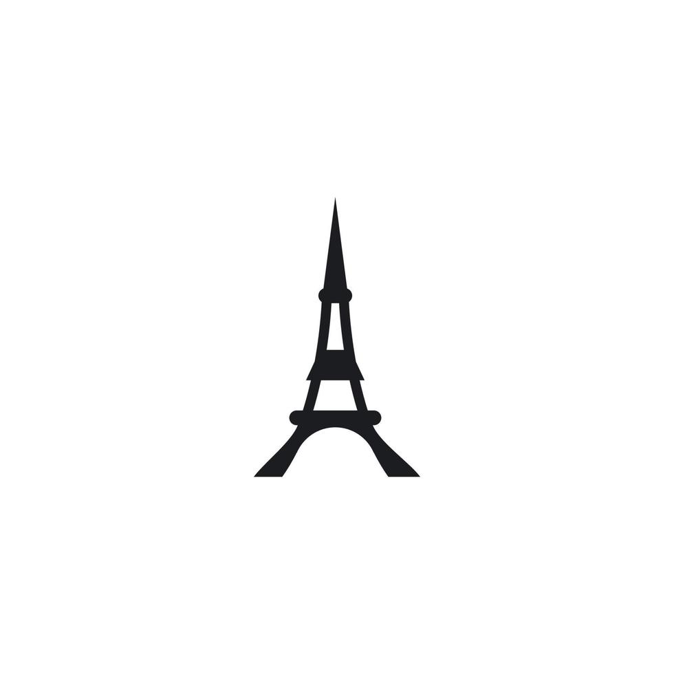 eifel toren logo vector